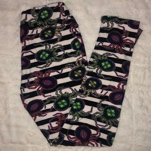 Halloween spider lularoe os leggings